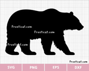 Black Bear Svg, Bear Svg, Polar Bear Svg, Brown Bear Svg, Forest