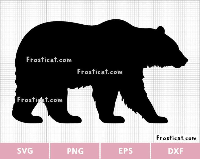 Black Bear Svg, Bear Svg, Polar Bear Svg, Brown Bear Svg, Forest