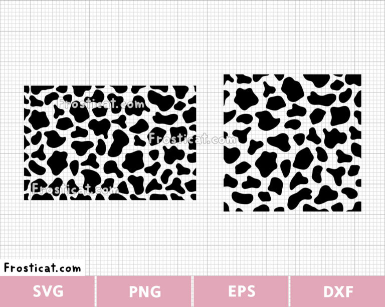 Seamless Cow Print Pattern Svg, Cow Svg, Cow Digital Paper
