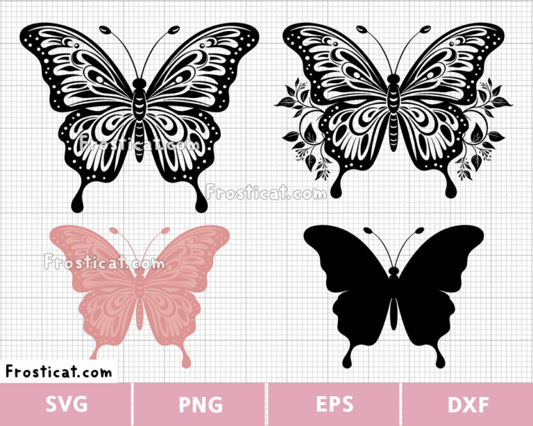 Butterfly Svg Bundle,  Monarch Butterfly, Insect Svg