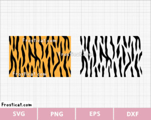 Orange Tiger Stripes Svg, Tiger Svg, Tiger Pattern