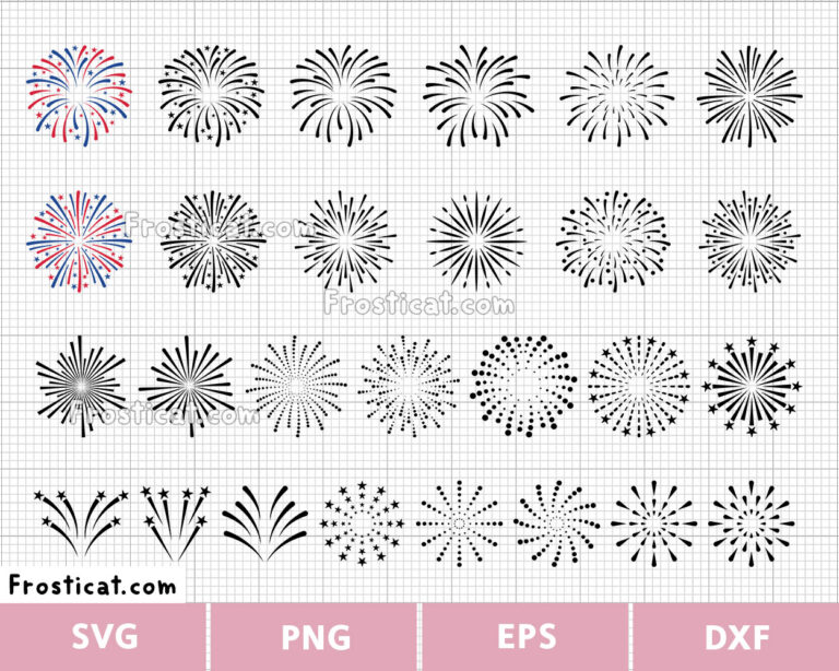 Firework Carnival Svg Bundle, 4th Of July Svg, Independence Day
