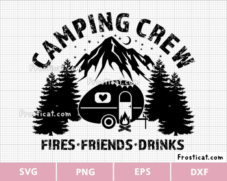 Camping Crew Svg, Camper Svg, Adventure Svg, Family Trip Svg