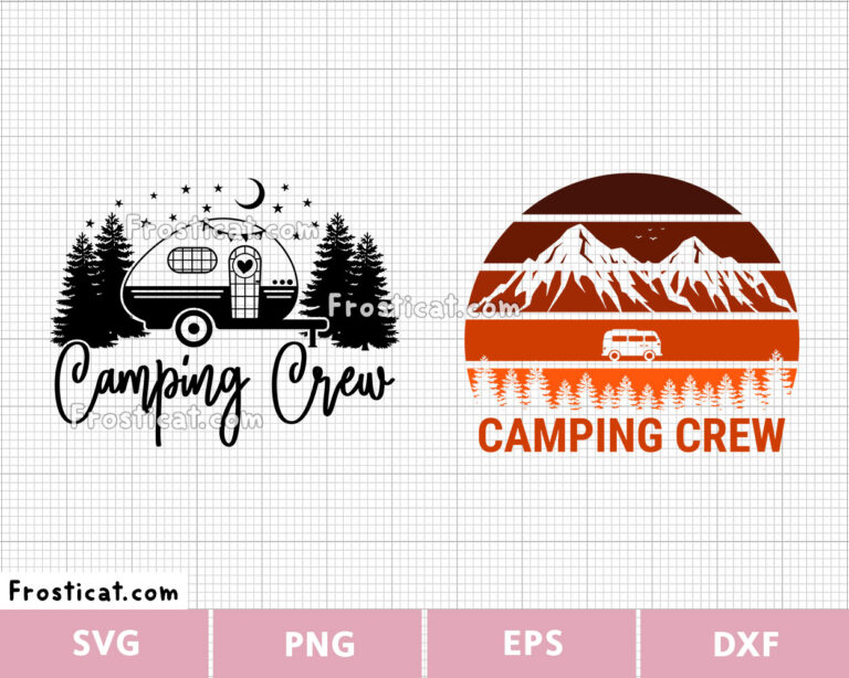 Camping Crew Svg, Camper Svg, Adventure Svg, Family Trip Svg