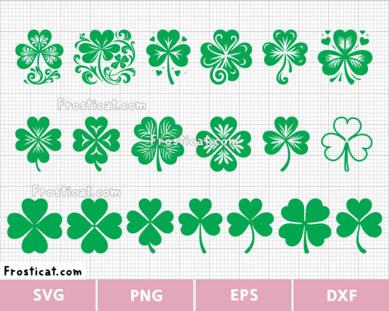 Shamrock Svg Bundle, St Patricks Day Svg, Lucky Svg