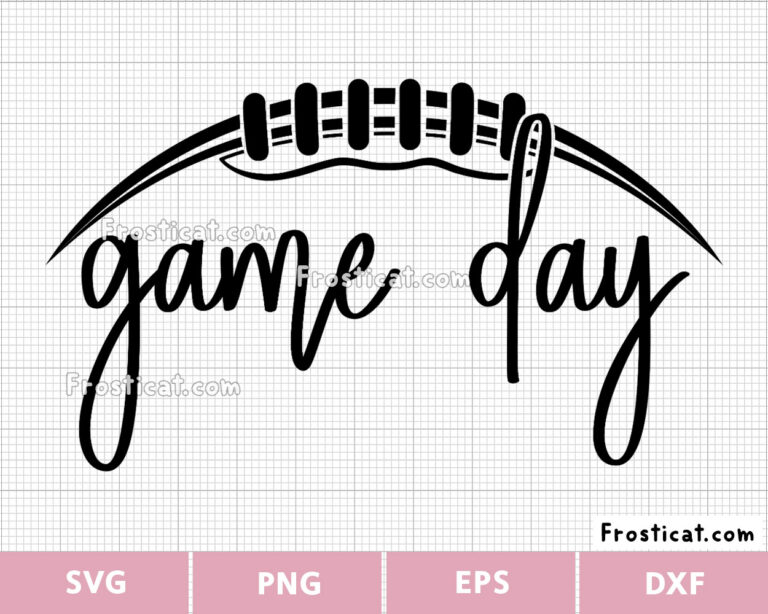 Game Day Svg, American Football Svg, Sunday Football Svg