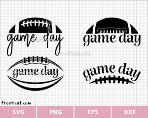 Game Day Svg Bundle, American Football Svg, College Football