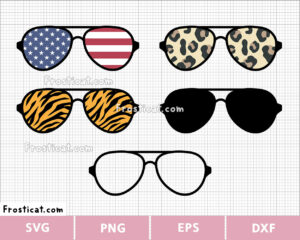Eyeglasses Svg Bundle, Sunglasses Svg, Flag Sunglasses Svg