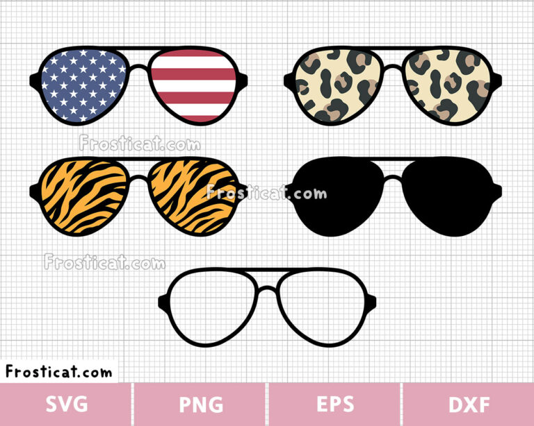 Eyeglasses Svg Bundle, Sunglasses Svg, Flag Sunglasses Svg