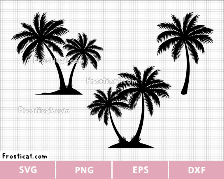 Palm Tree Svg Bundle, Beach Svg, Sea Svg, Summer Svg