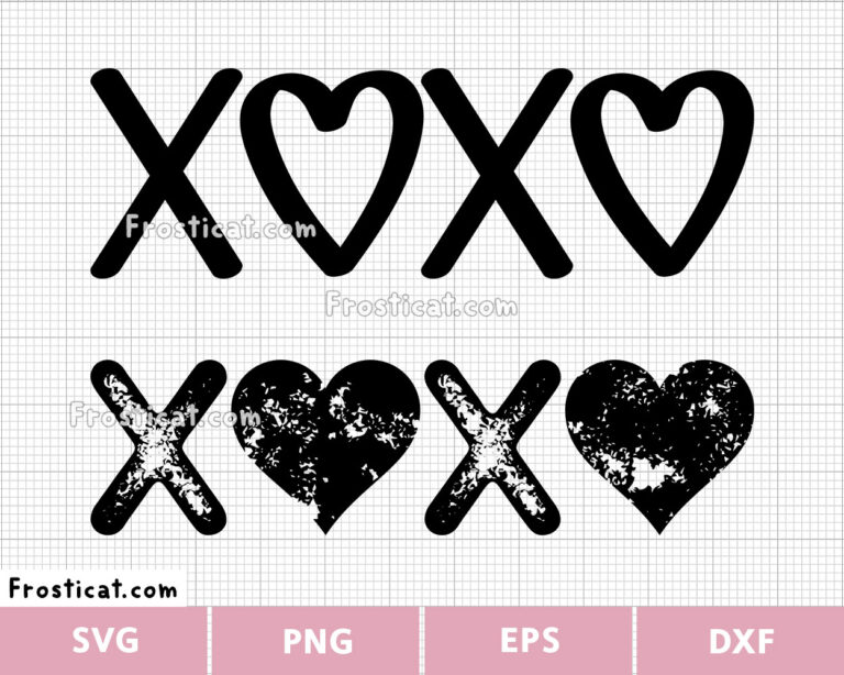 Valentine Xoxo Svg, Valentines Day Svg, Love Svg, Kiss Svg