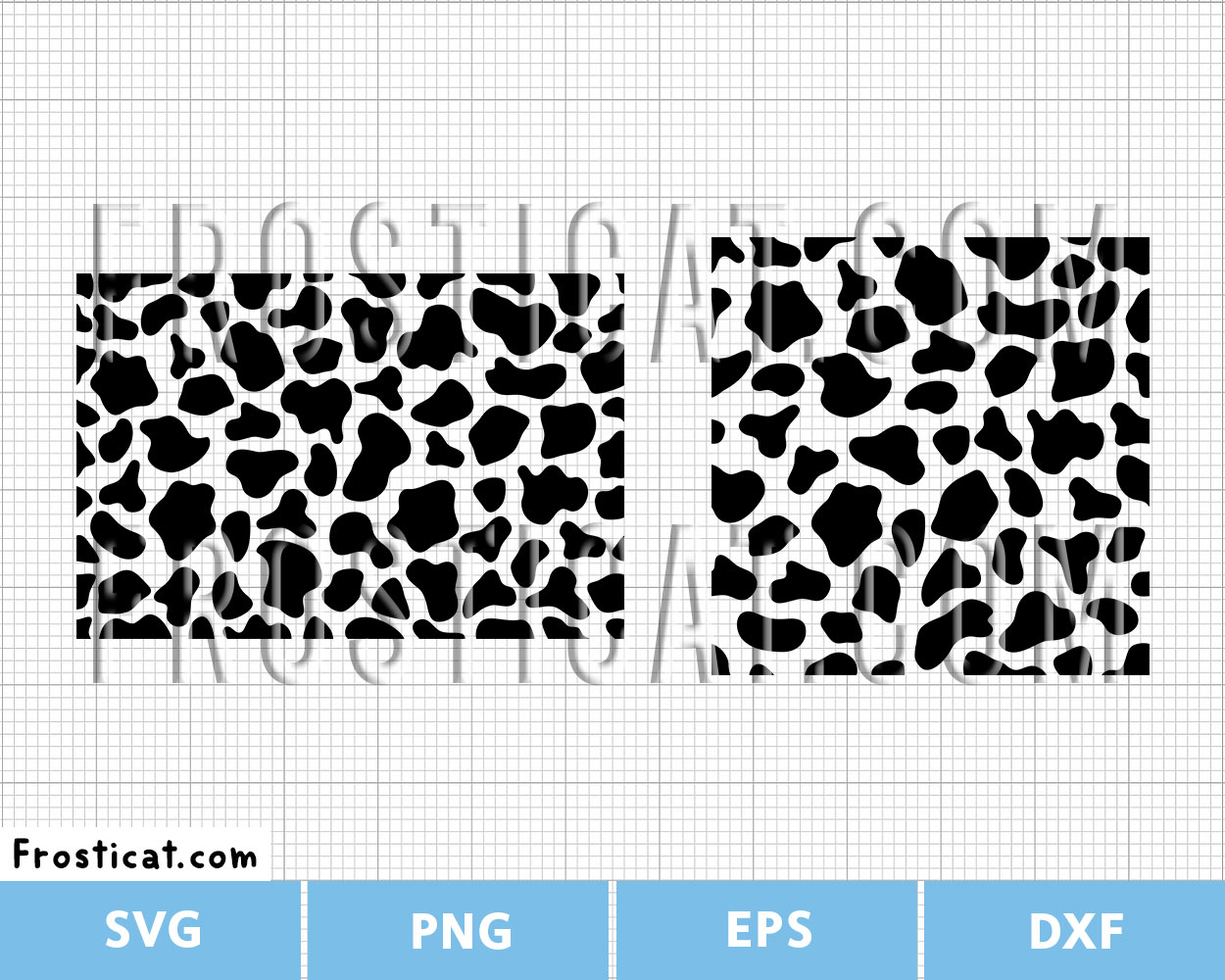 Seamless Cow Print Pattern Svg, Cow Svg, Cow Digital Paper