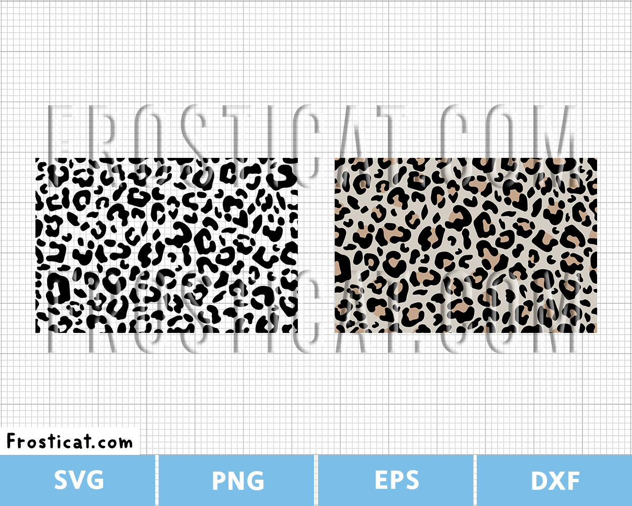 Leopard Print Pattern Svg Bundle, Jaguar, Leopard Svg