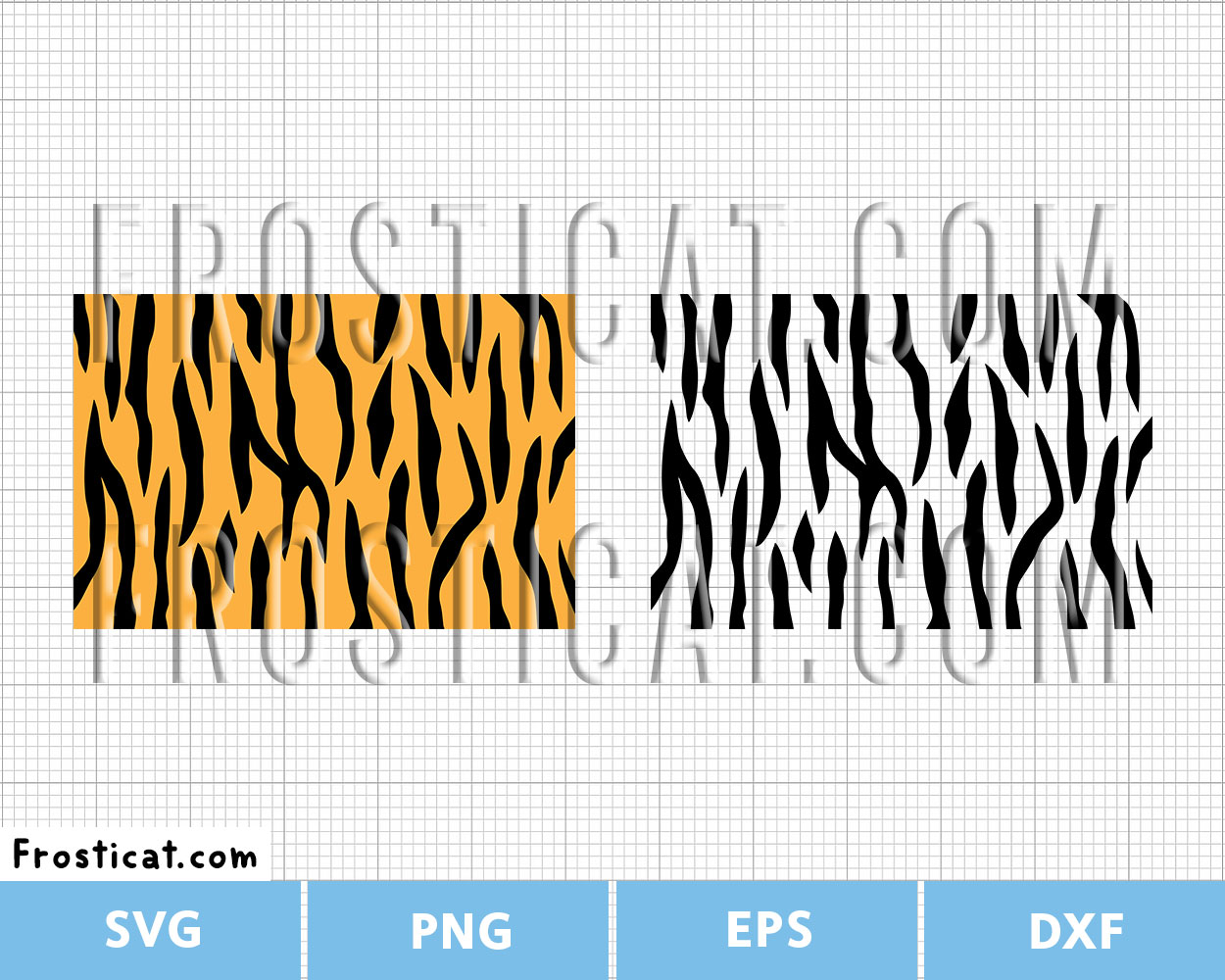 Orange Tiger Stripes Svg, Tiger Svg, Tiger Pattern