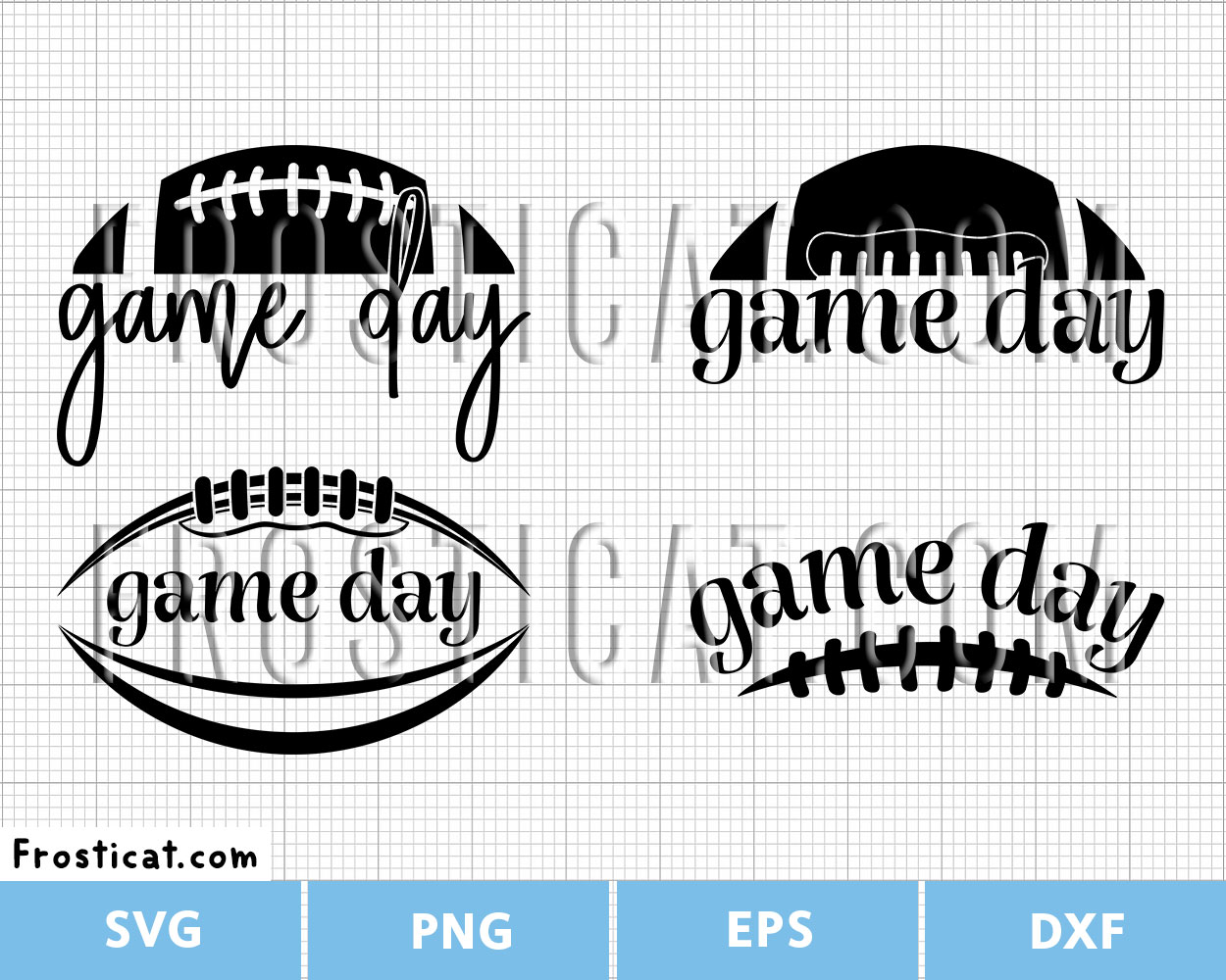 Game Day Svg Bundle, American Football Svg, College Football