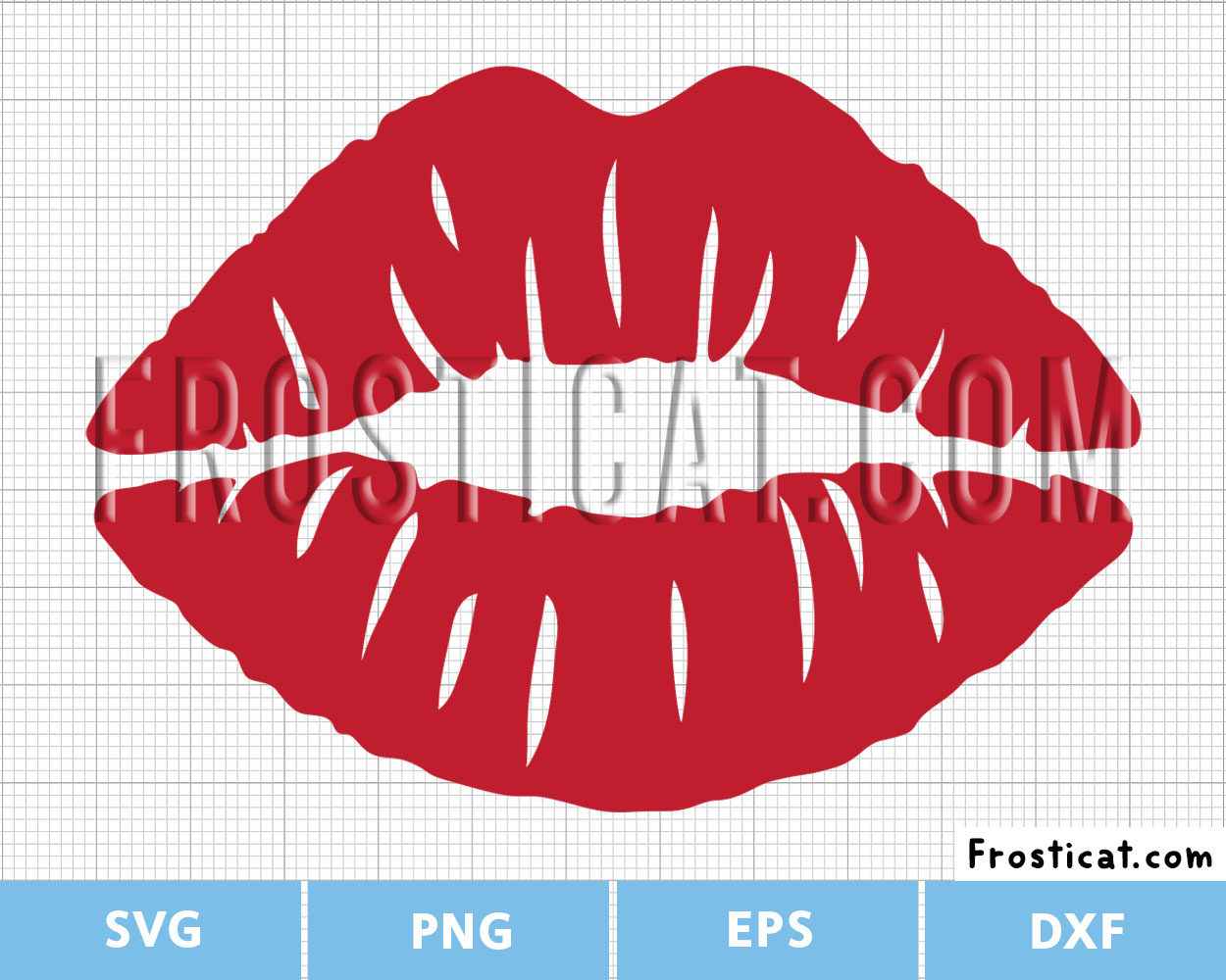 Dripping Red Lips Svg, Kiss Svg, Valentine Svg, Love Svg