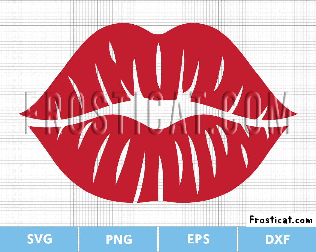Red Lips Svg, Kiss Svg, Valentine Svg, Love Svg, Dripping Lips Svg