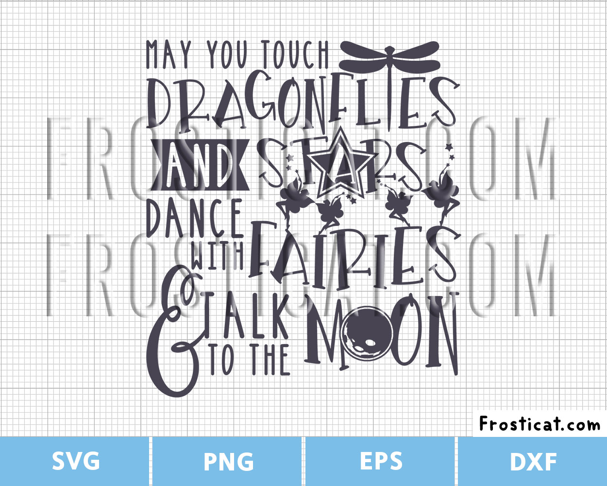 May You Touch Dragonflies And Stars Svg, New Baby Svg