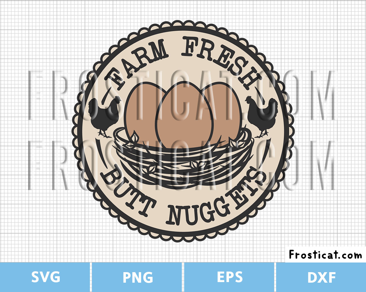 Farm Fresh Butt Nuggets Svg, Farmhouse Svg, Farm Svg