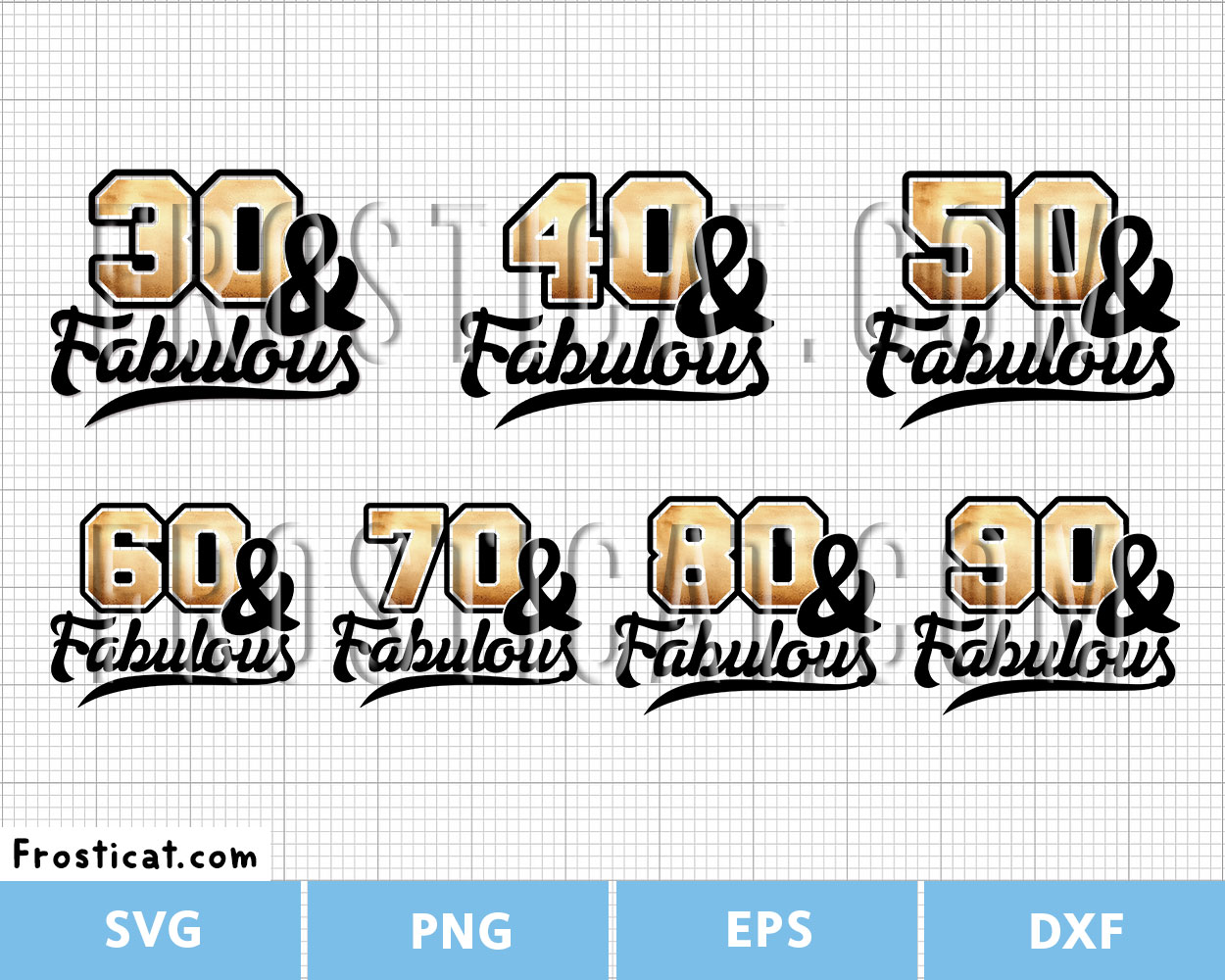 Fabulous Birthday Svg Bundle, Birthday Girl Svg