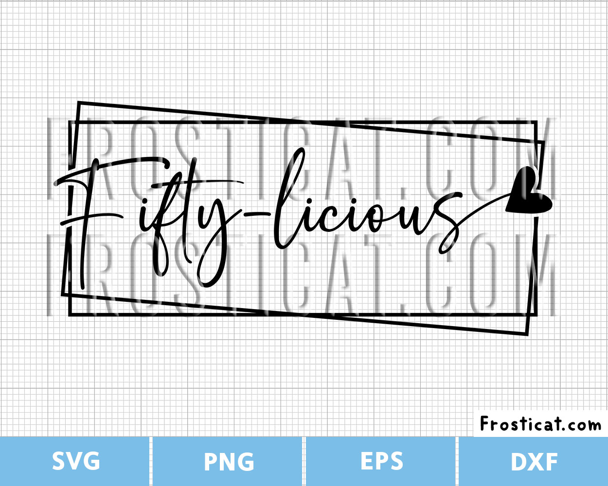 Fiftylicious Svg, 50 Years Old Svg, 50th Birthday Svg