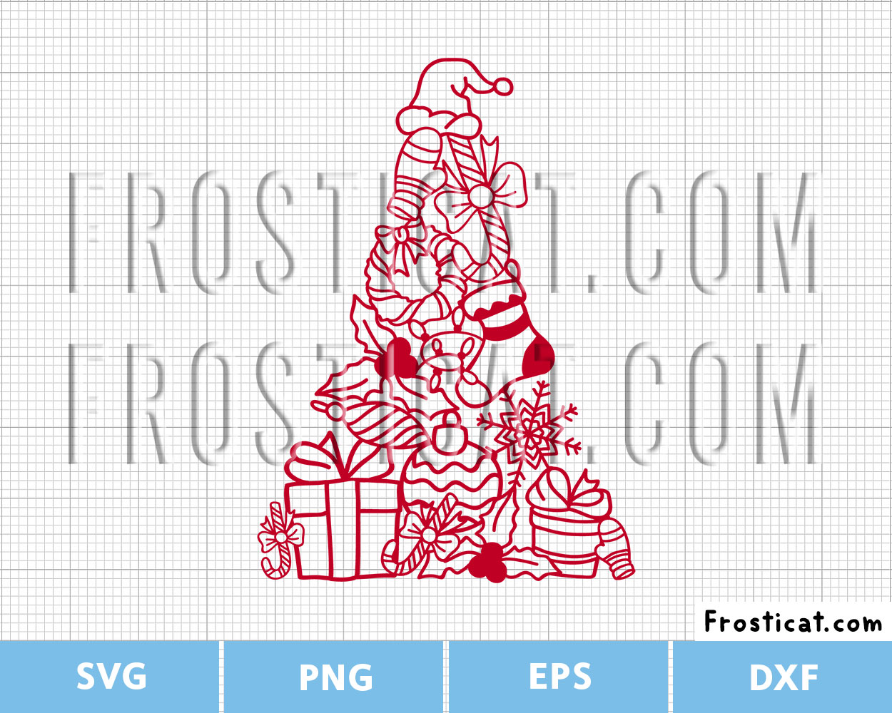 Christmas Tree Elements Svg, Christmas Svg, Winter Svg