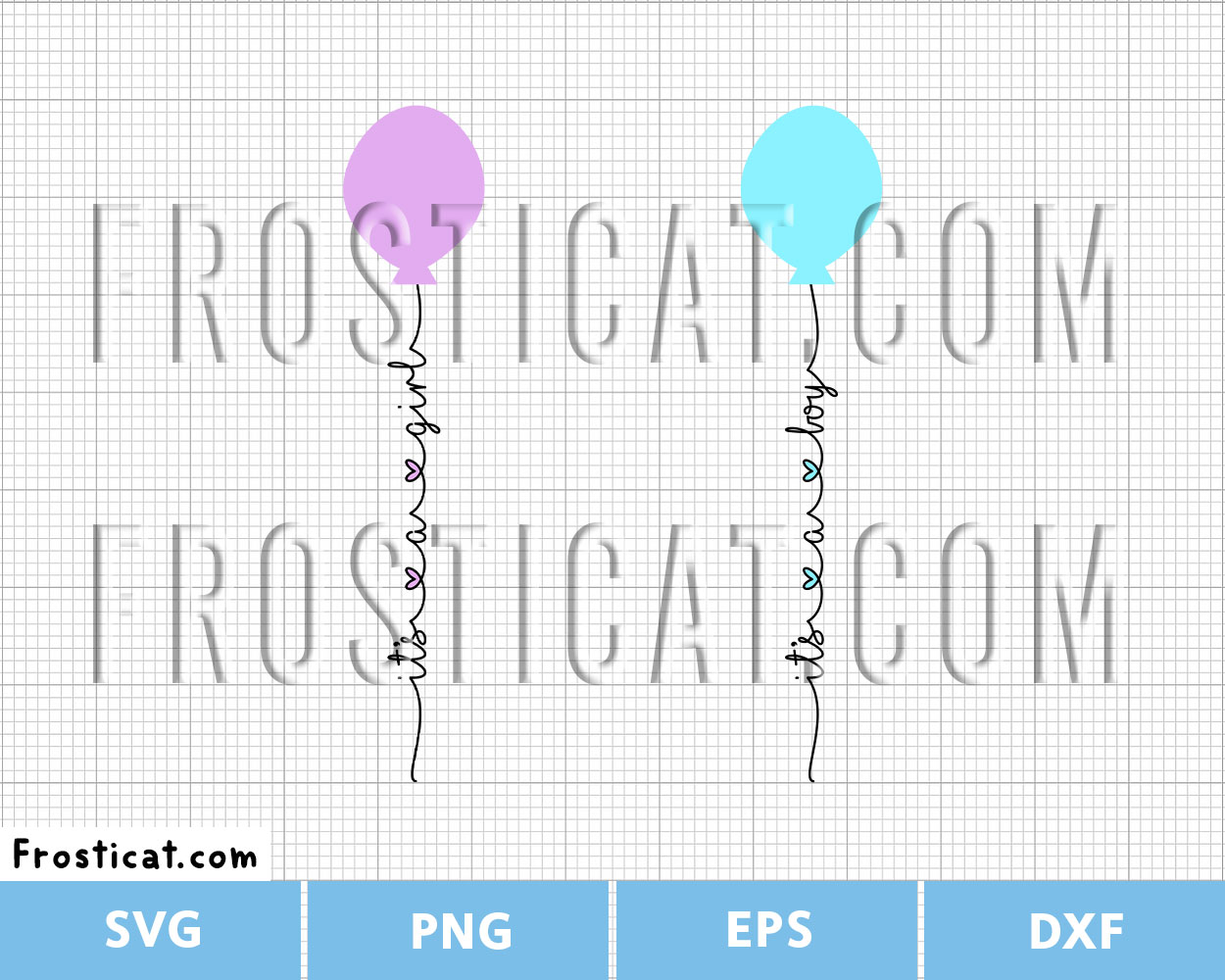Its A Boy Its A Girl Svg Bundle, Gender Review Svg