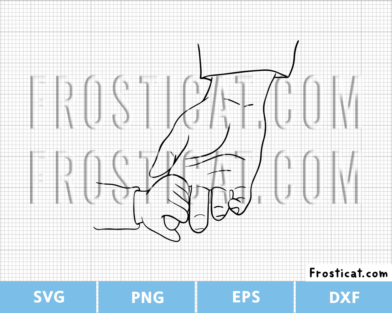 Father And Son Holding Hand Svg, Family Svg, Fathers Day Svg