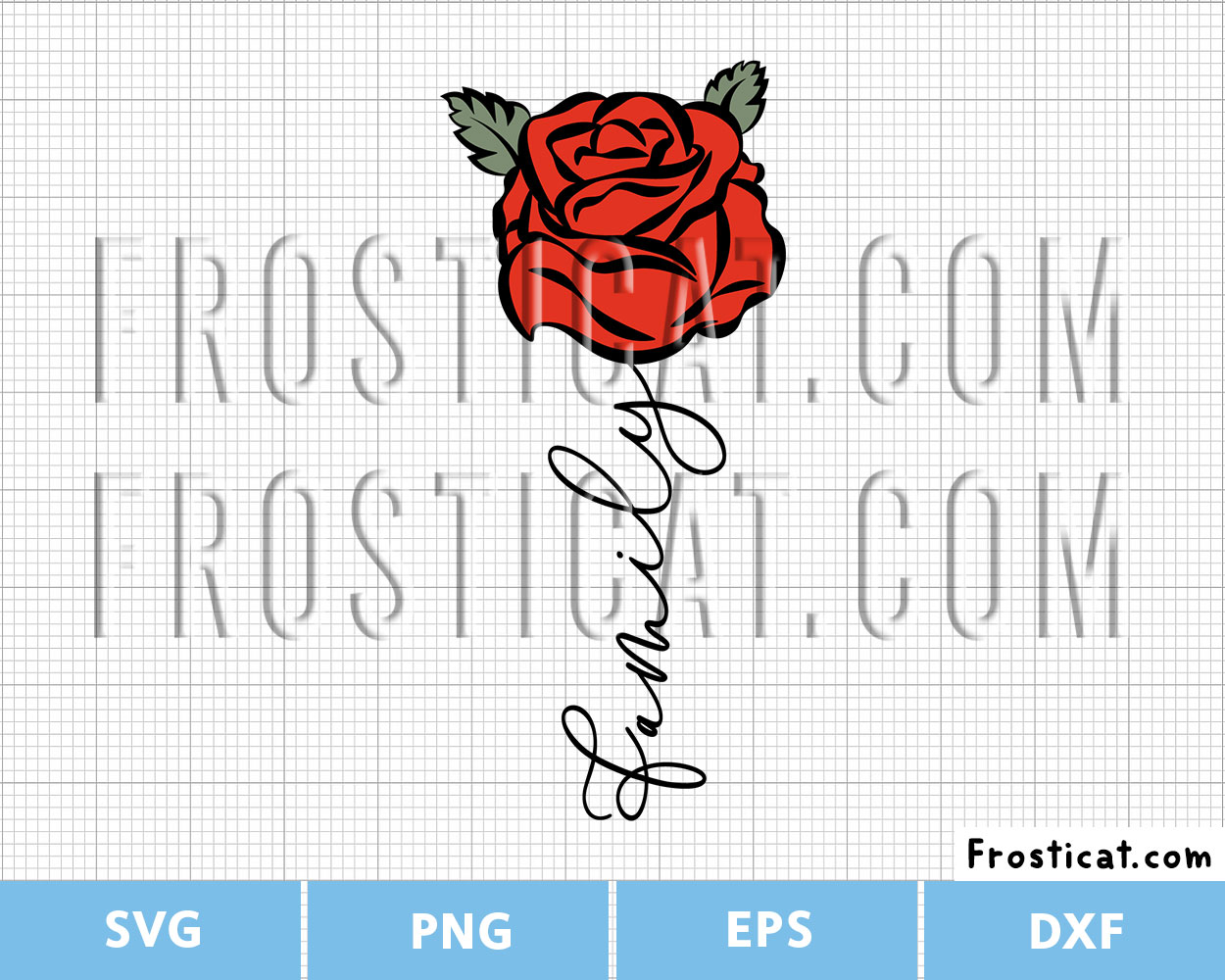 Family Rose Svg, Family Svg, Flower Svg, Love Family Svg
