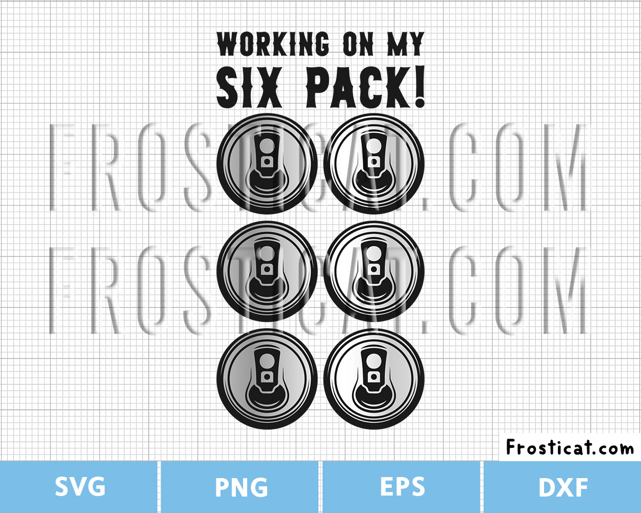 Working On My Six Pack Svg, Fathers Day Svg, Funny Dad Svg
