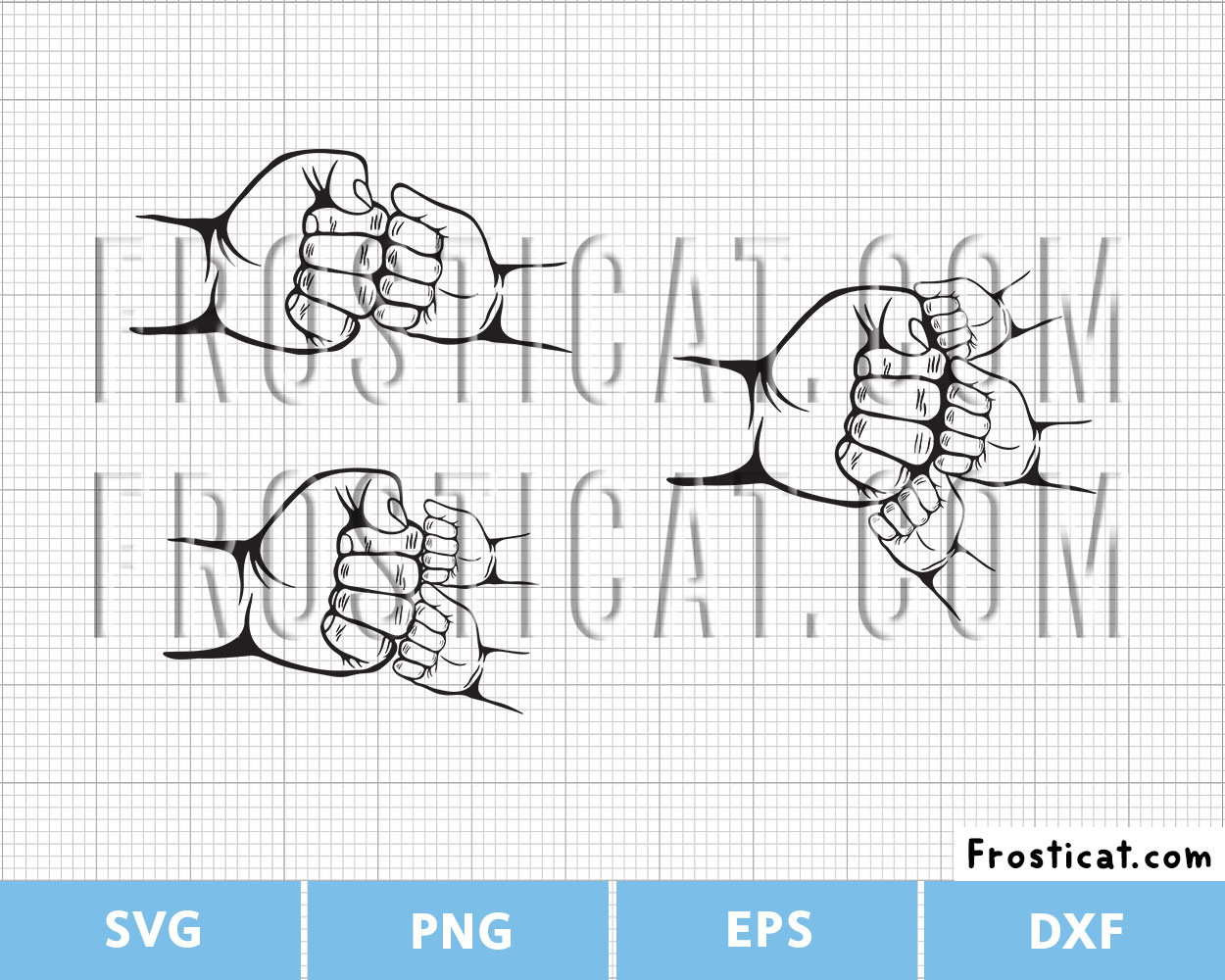 Fathers Day Fist Bump Svg, Family Svg, Fathers Day Svg
