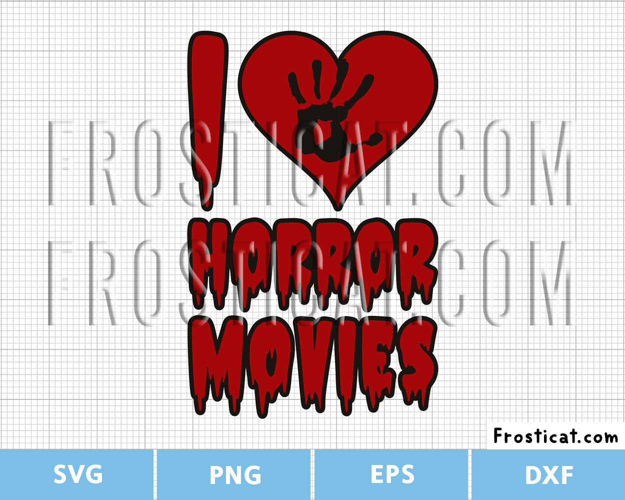I Love Horror Movies Svg, Halloween Svg, Halloween Shirt Svg