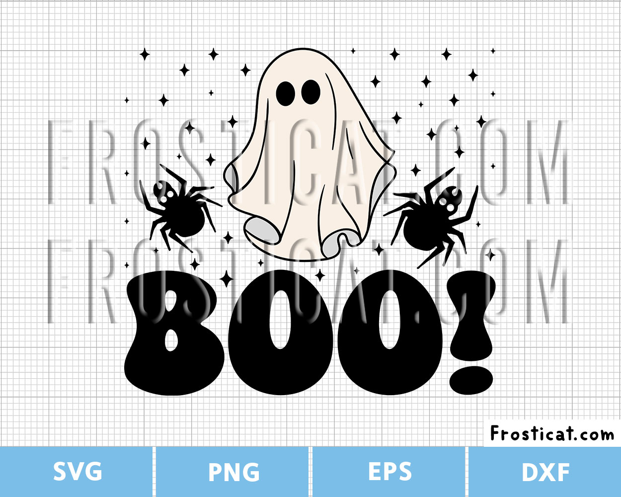 Boo Svg, Halloween Svg, Ghost Svg, Ghoul Svg, Spooky Svg