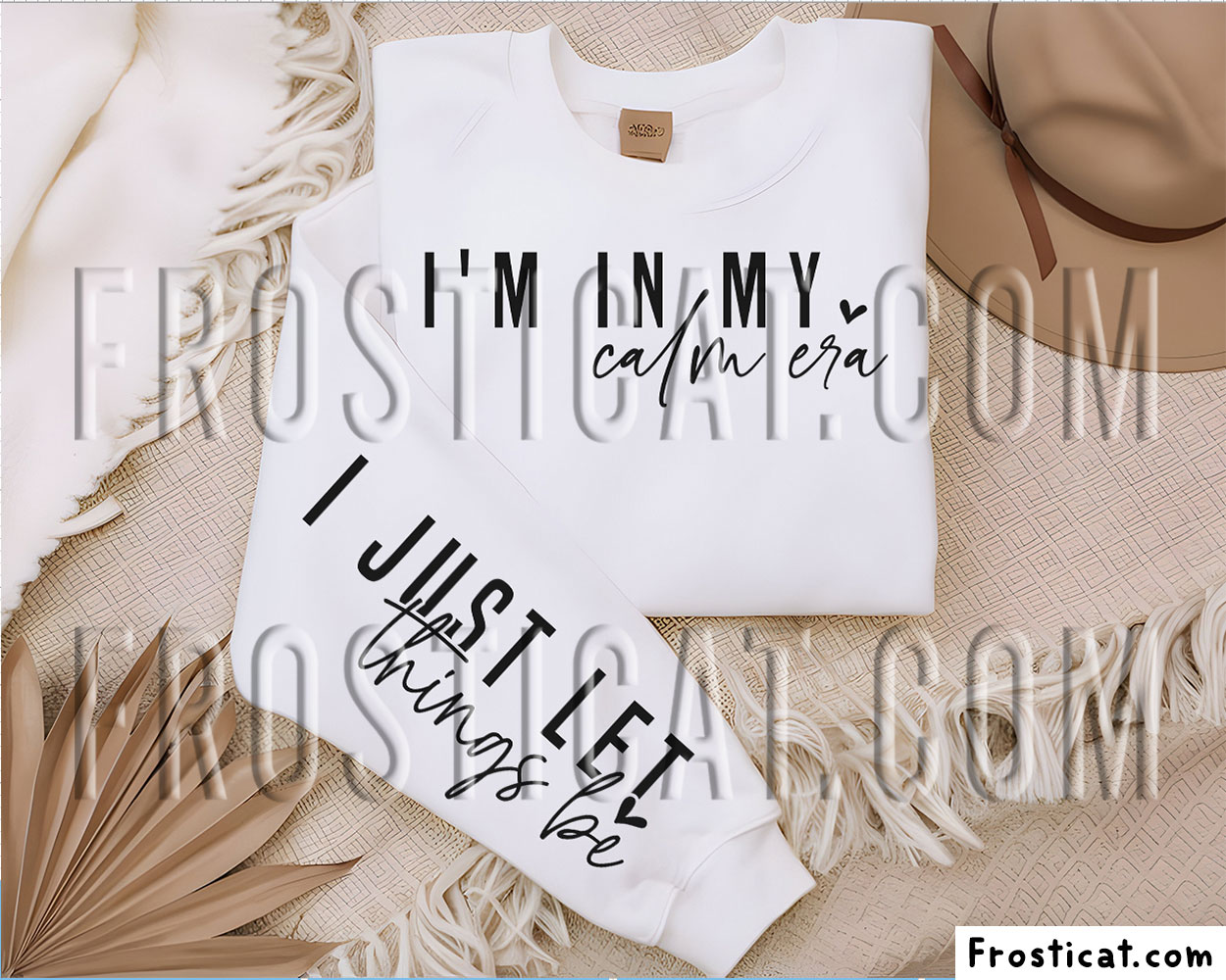 Funny In My Calm Era Sweatshirt Sleeve Svg, Mothers Day Svg
