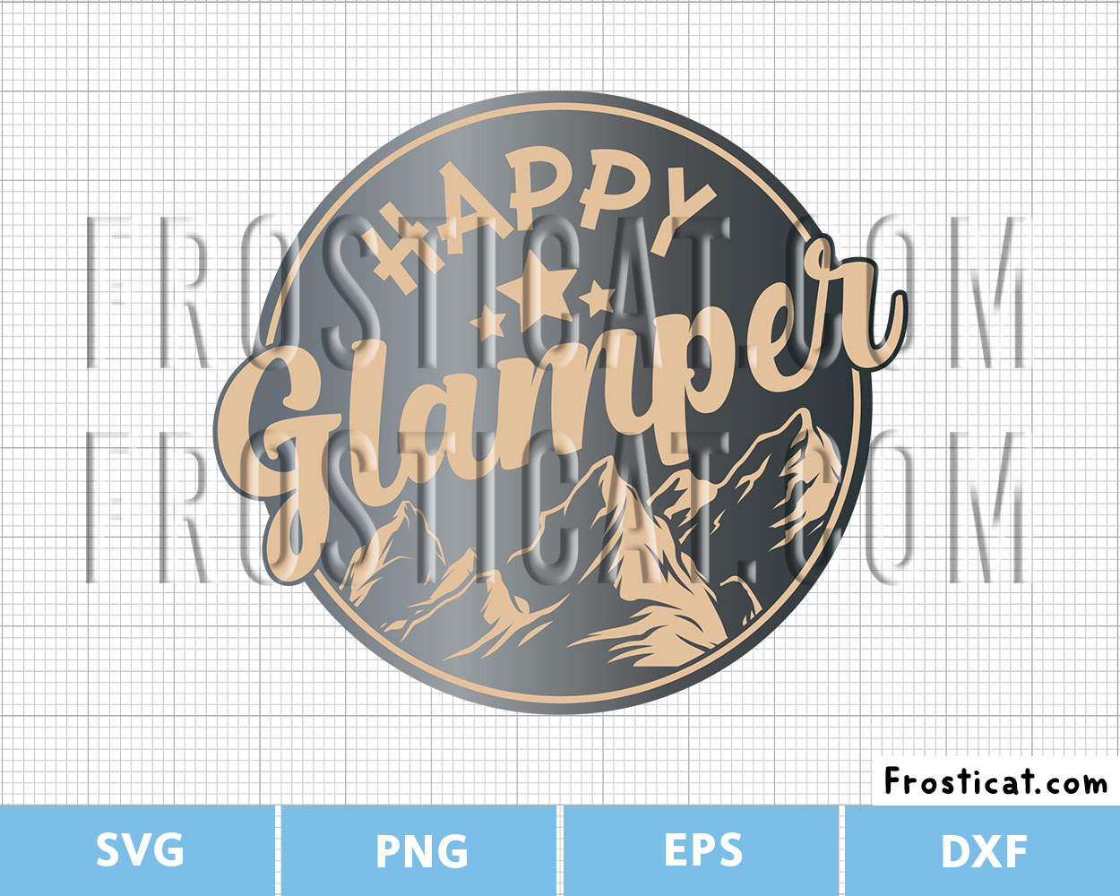 Happy Glamper Svg, Glamping Svg, Glamper Svg, Girl Trip Svg