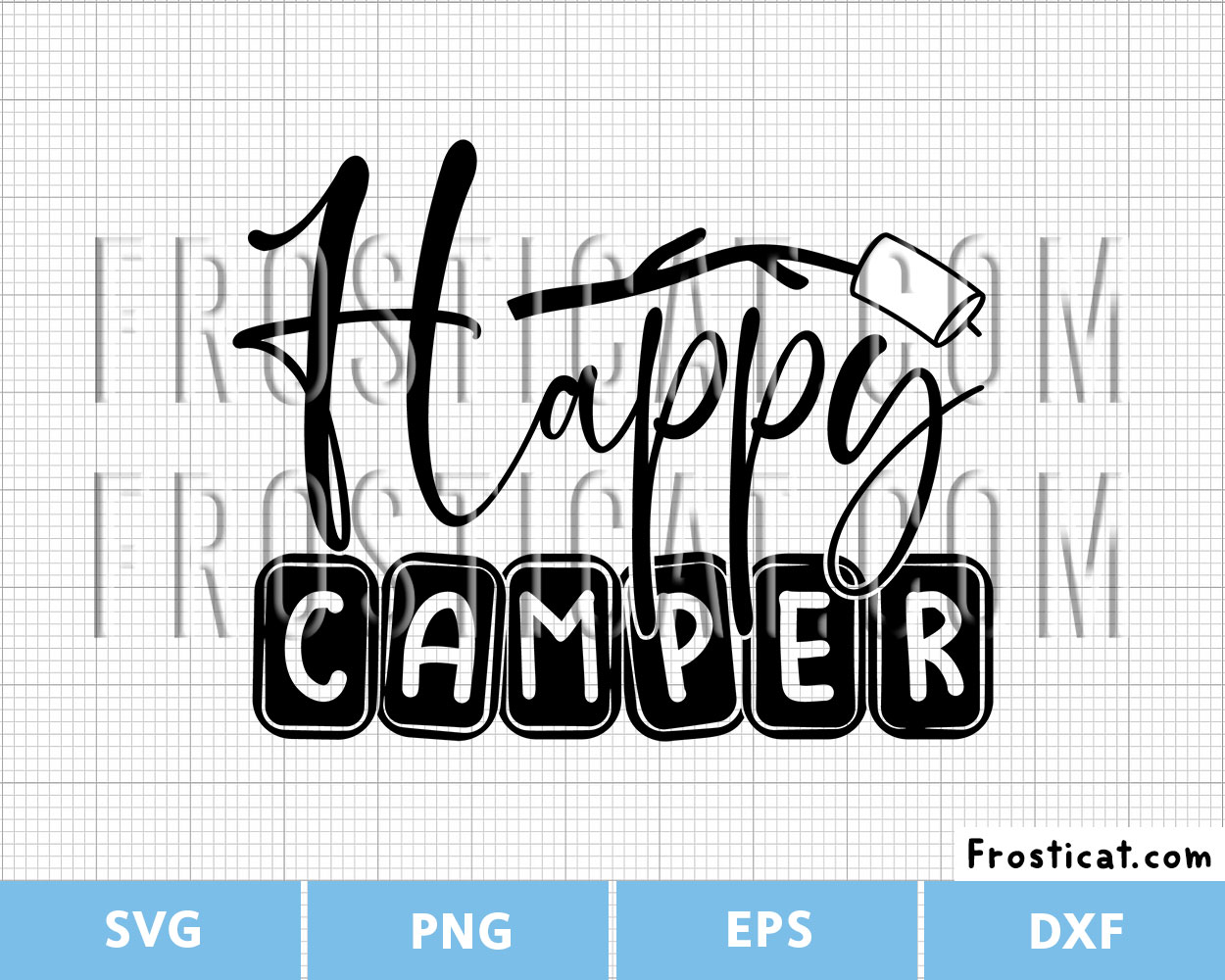 Happy Camper Svg, Camping Svg, Adventure Svg