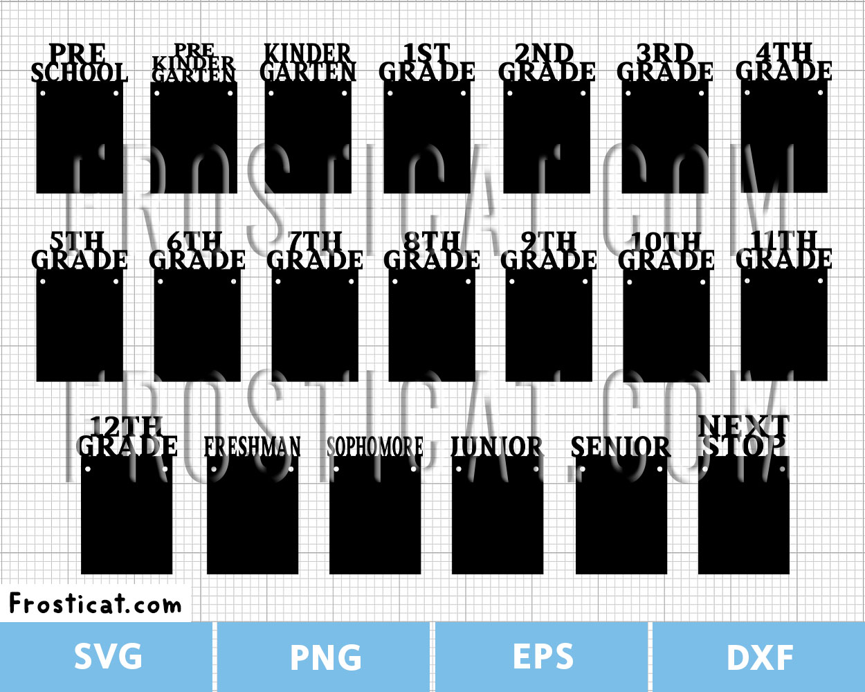 Photo Banner Graduation Class Of Svg Bundle, Photo Frame Svg