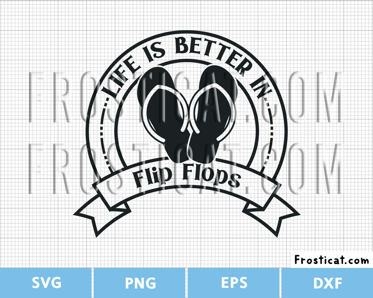 Life Is Better In Flip Flops Svg, Beach Svg, Summer Svg