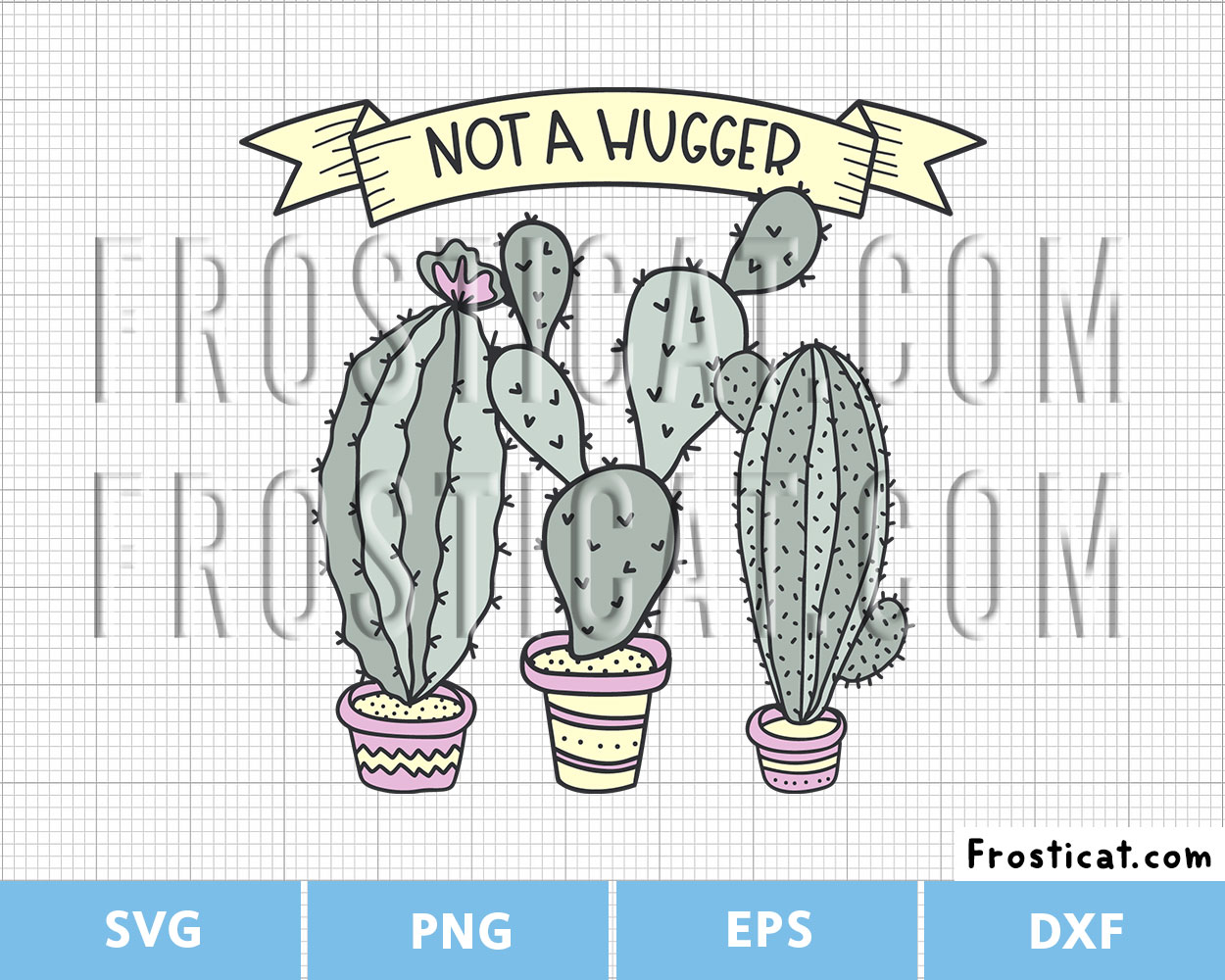 Not a Hugger Svg, Sarcastic Svg, Funny Svg, Quote Svg