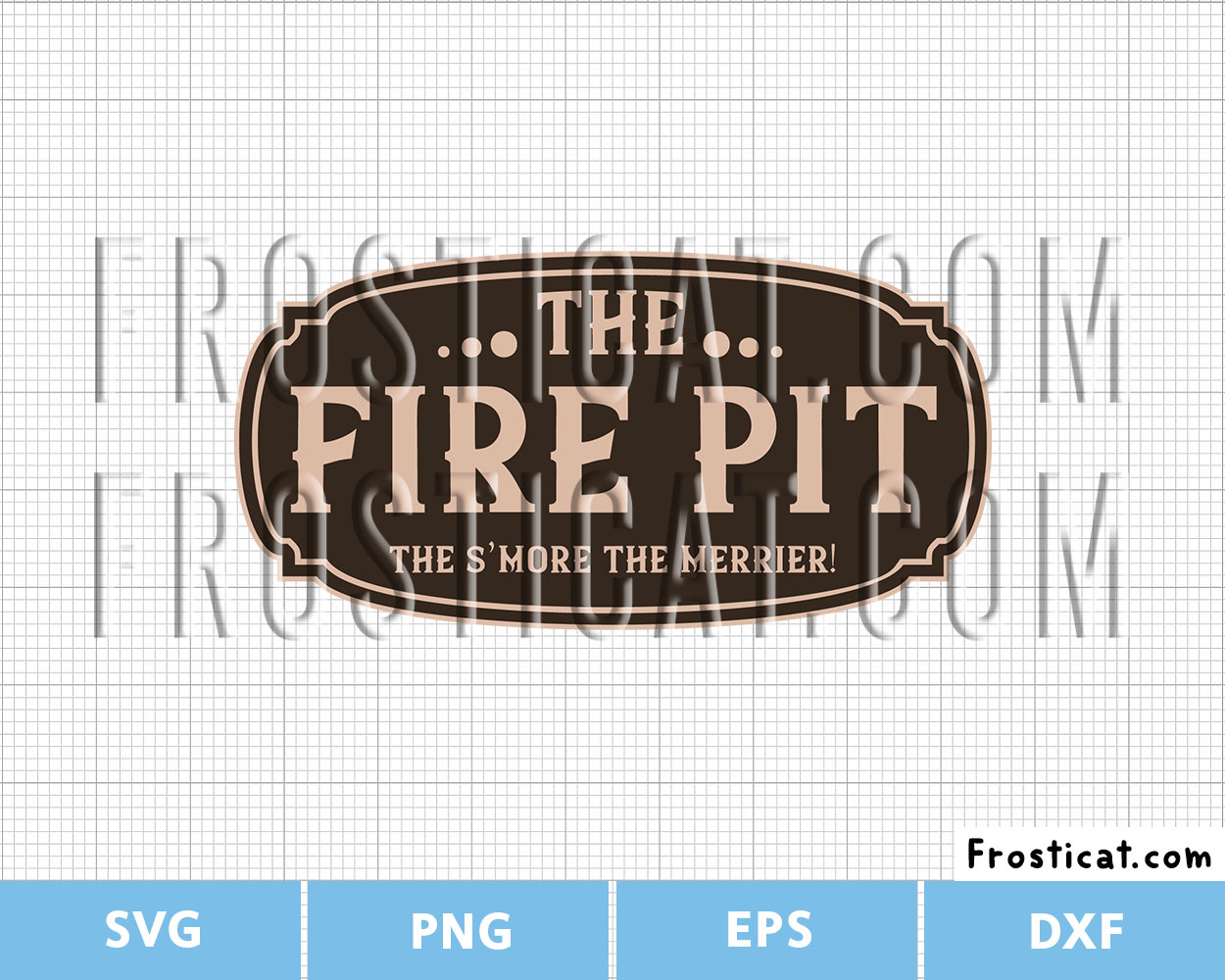 The Fire Pit The Smore The Merrier Svg, Camping Svg