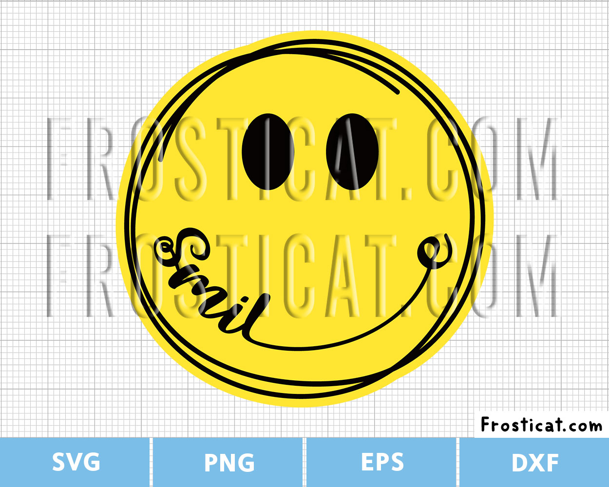 Smiley Face Svg, Smile Emoji Svg, Smile Svg