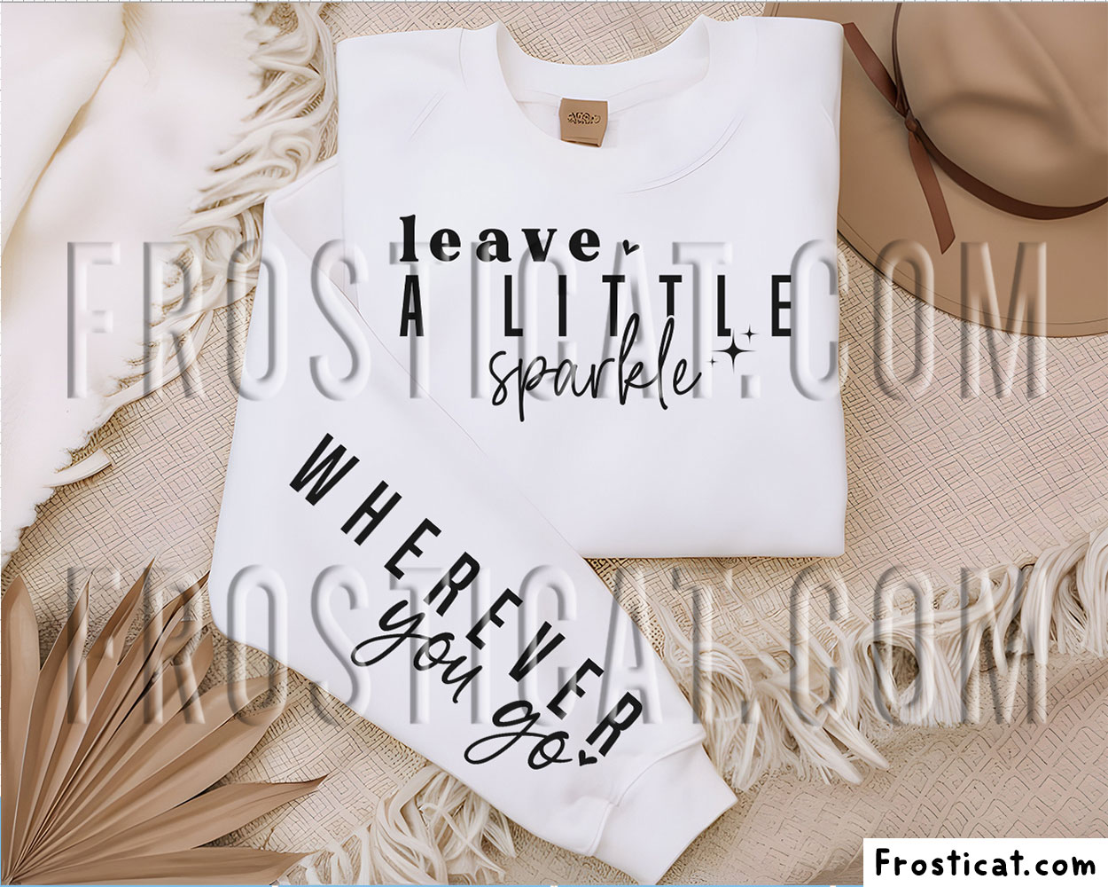 Leave A Little Sparkle Wherever You Go Sleeve Svg