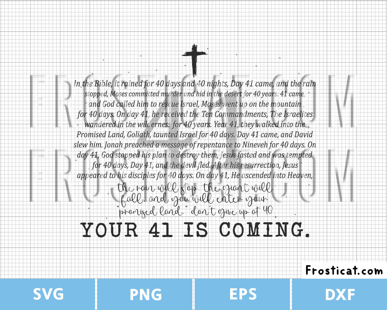 Your 41 Is Coming Svg, Religious Svg, Jesus Svg, Christ Svg
