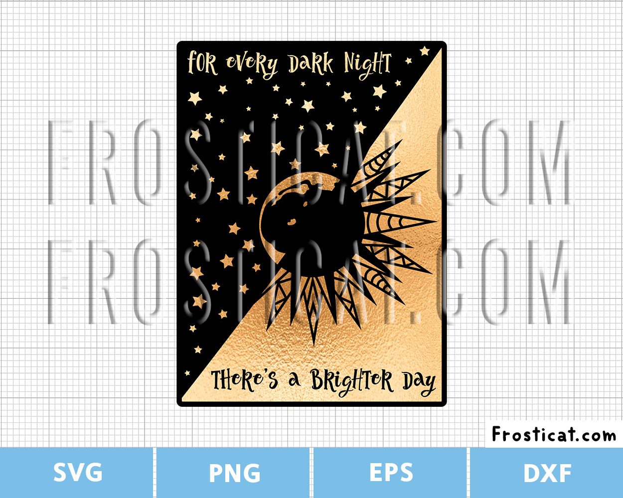 For Every Dark Night Theres A Brighter Day Svg, Rap Song Svg