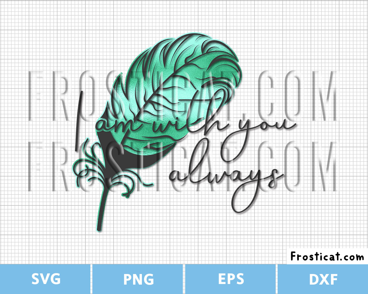 I Am With You Always Svg, Bible Verse Svg, Christian Svg