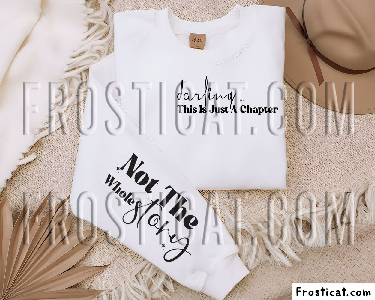 Darling This Is Just A Chapter Sweatshirt Sleeve Svg