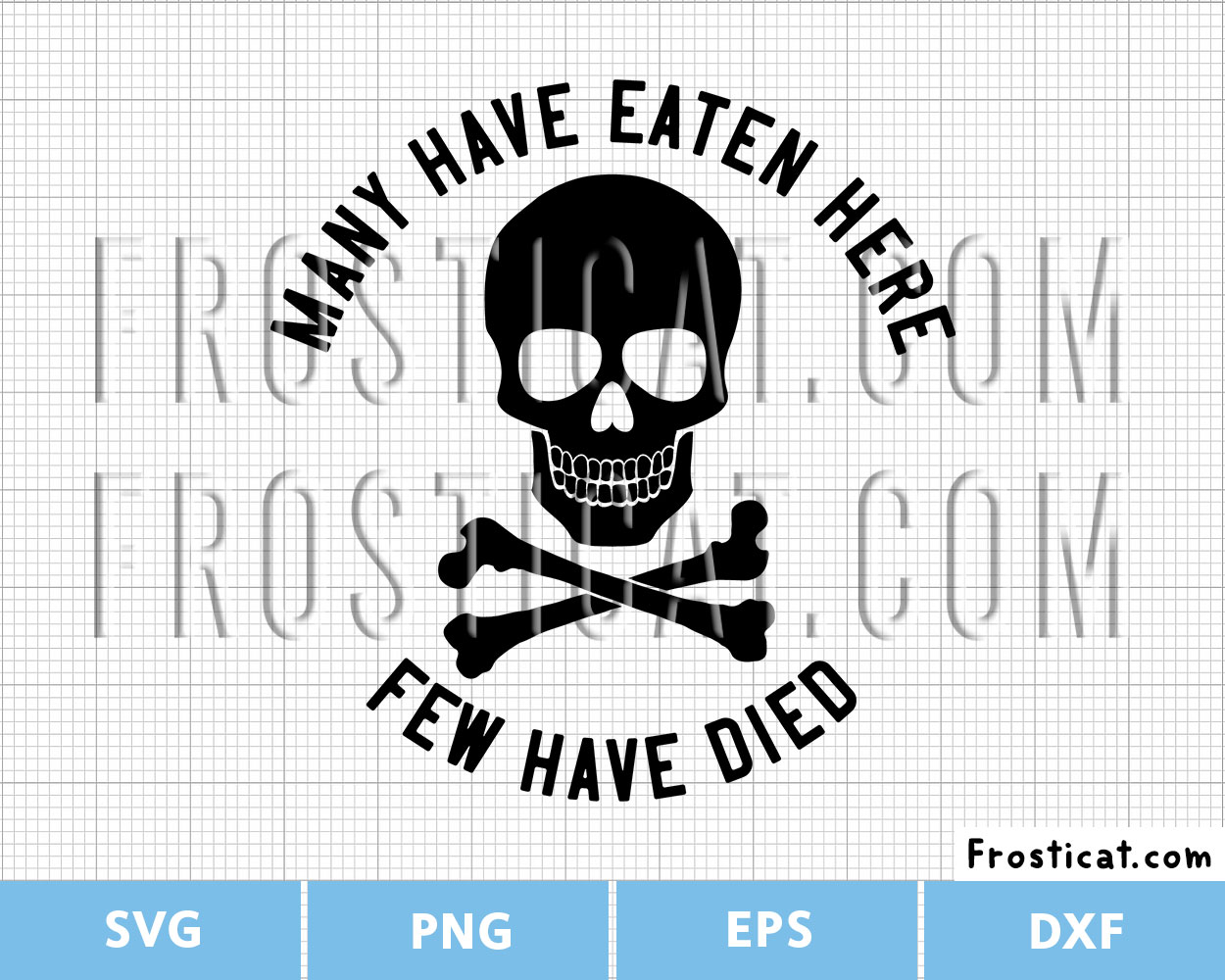 Many Have Eaten Here Few Have Died Svg, Funny Kitchen Svg