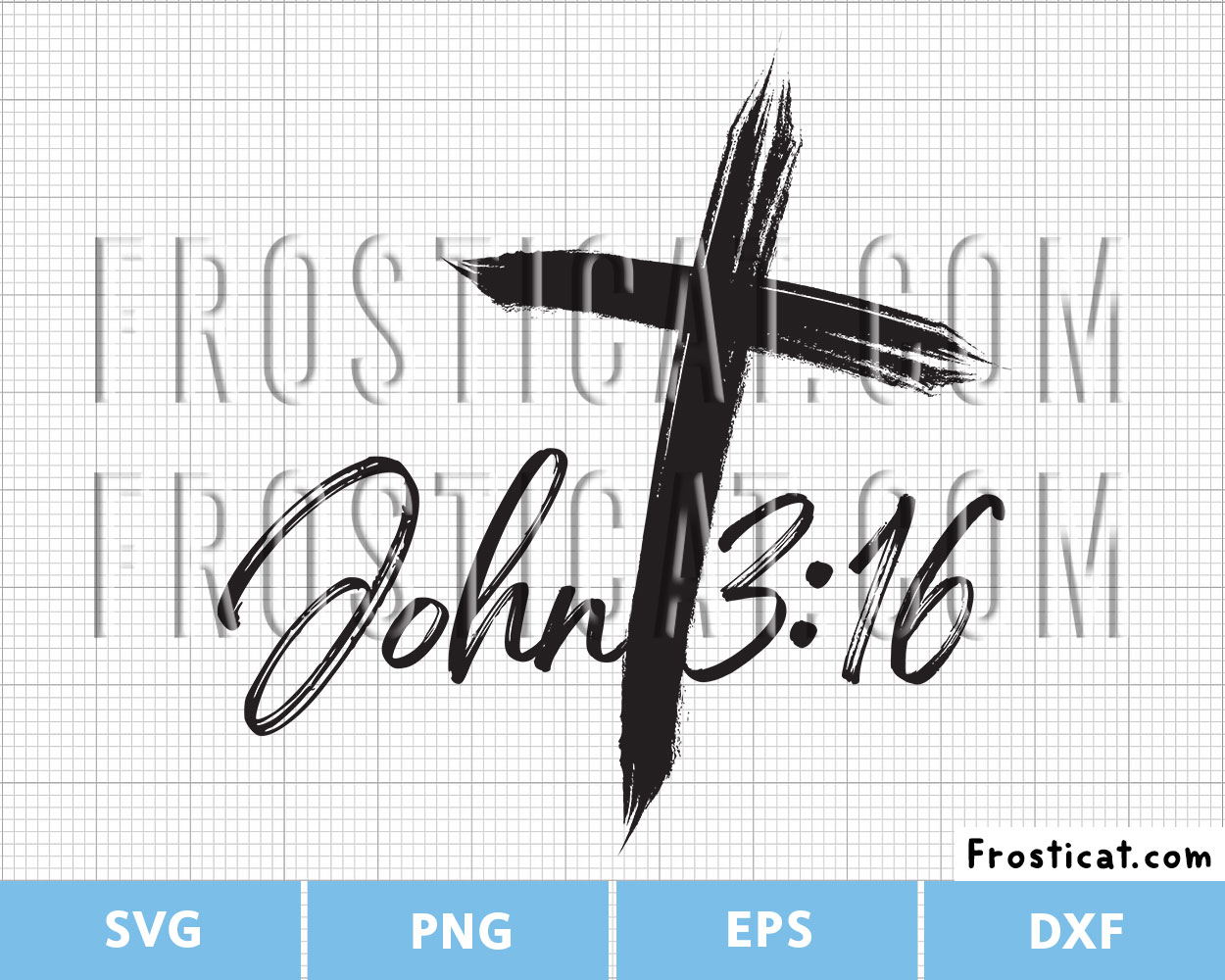 John 316 Svg, Scripture Svg, Religious Svg, Bible Svg