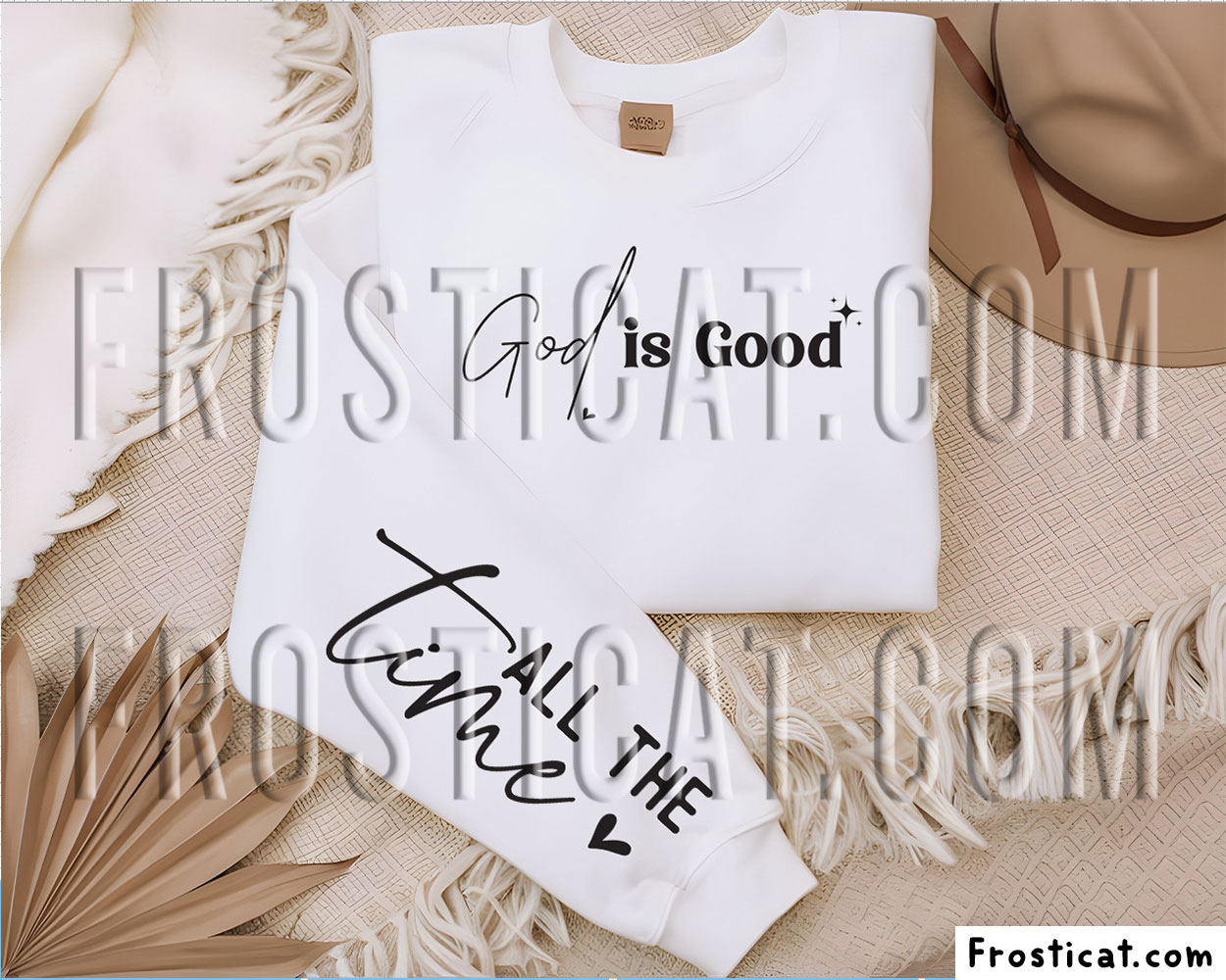 God Is Good All The Time Sweatshirt Sleeve Svg