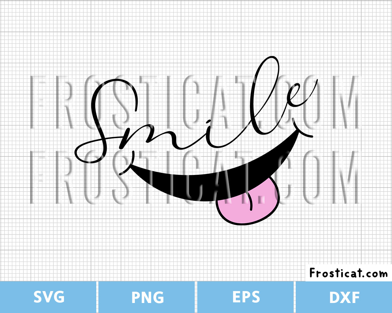 Smile Cartoon Face Svg, Smiley Face Svg, Smile Emoji Svg